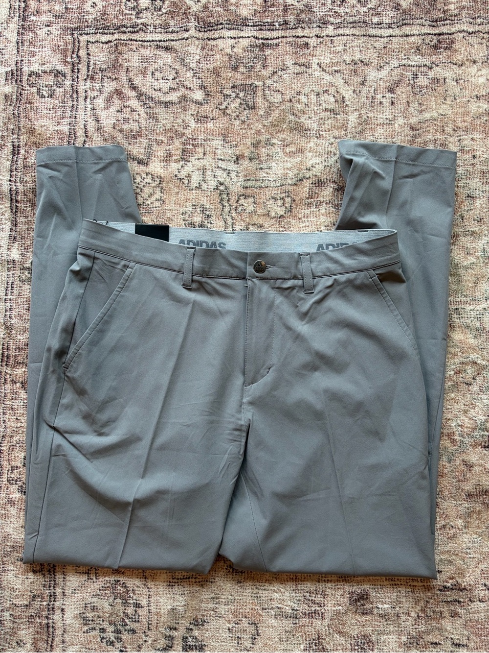 adidas Men’s Grey Tech Chino/Golf Pants